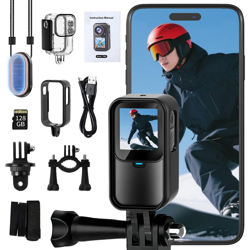4K Action Camera, Waterproof, EIS