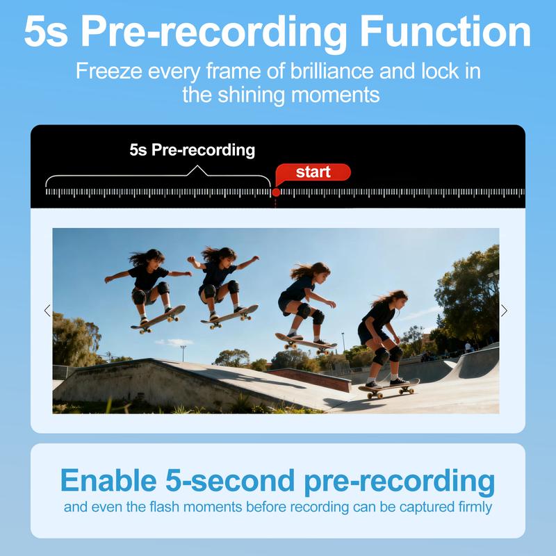 4K Action Camera, Waterproof, EIS