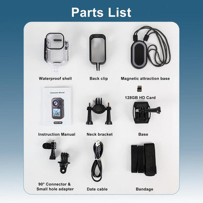 4K Action Camera, Waterproof, EIS