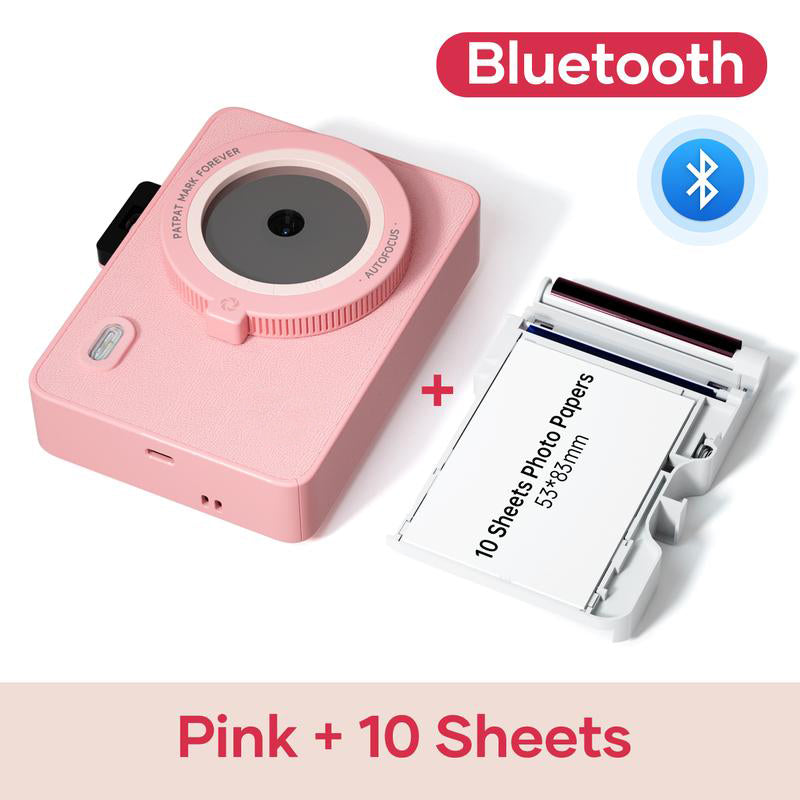 Instant Print Camera & Portable Printer