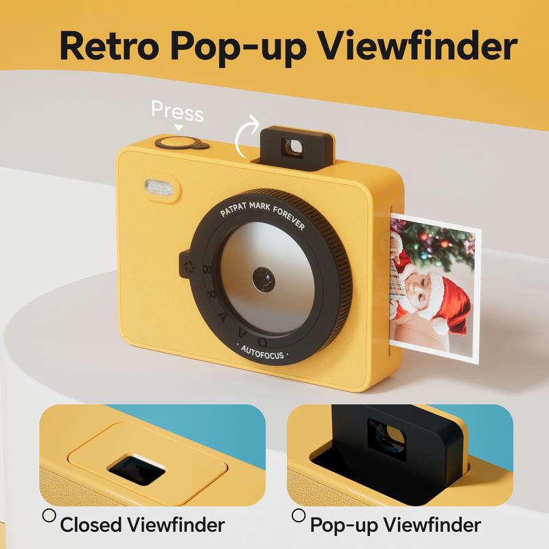 Instant Print Camera & Portable Printer