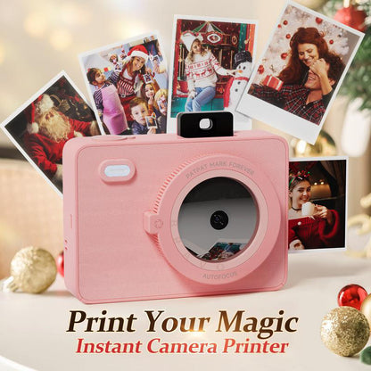 Instant Print Camera & Portable Printer