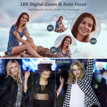 4K 64MP Camera, Flip Screen