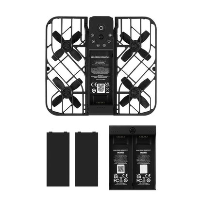 Pocket drone, foldable, weatherproof.