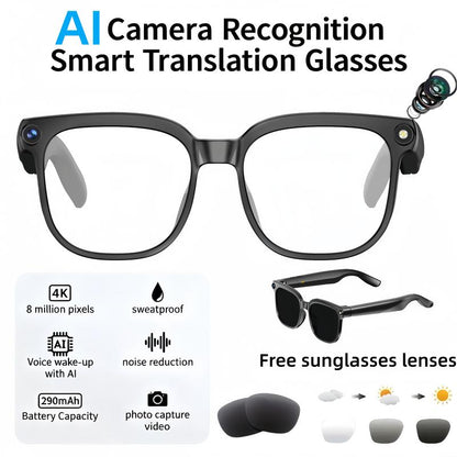 Smart Glasses, 8MP, Translation, UV