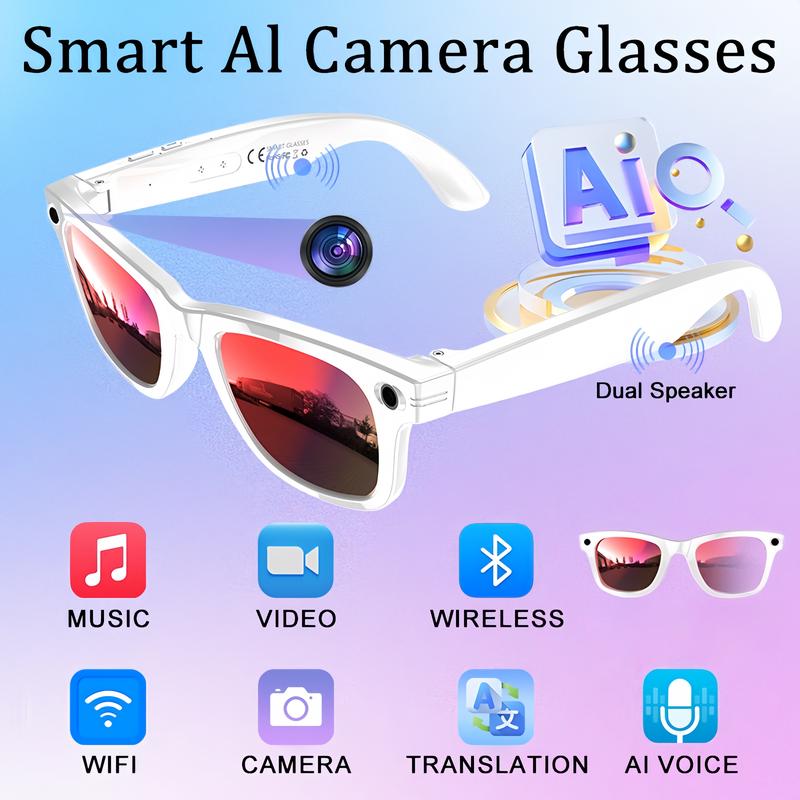 Smart Glasses, 8MP, Translation, UV