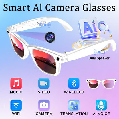 Smart Glasses, 8MP, Translation, UV