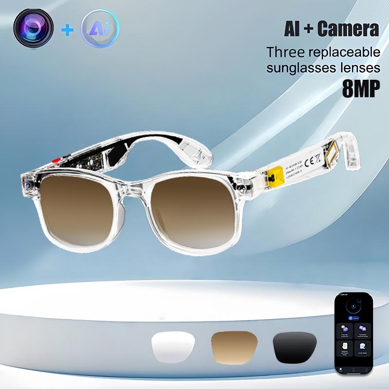 Smart Glasses, 8MP, Translation, UV