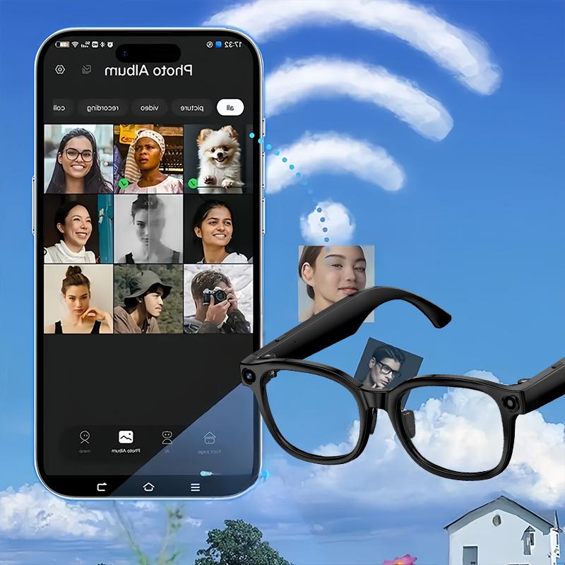Smart Glasses, 8MP, Translation, UV
