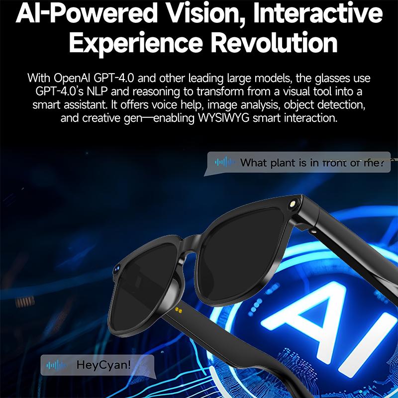 Smart Glasses, 8MP, Translation, UV
