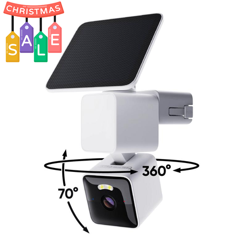 Solar Pan Tilt Zoom Security Camera