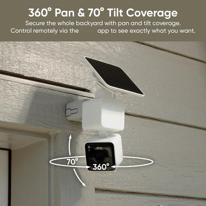 Solar Pan Tilt Zoom Security Camera