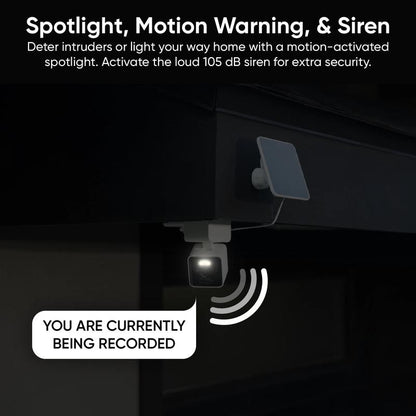 Solar Pan Tilt Zoom Security Camera