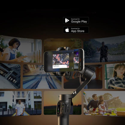 Smart Stabilizer, 3-Axis, Remote, Extendable Rod